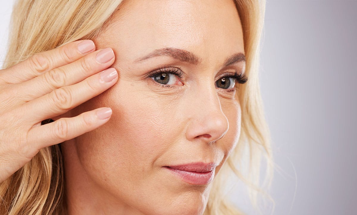 older woman in NYC after her non-surgical facelift